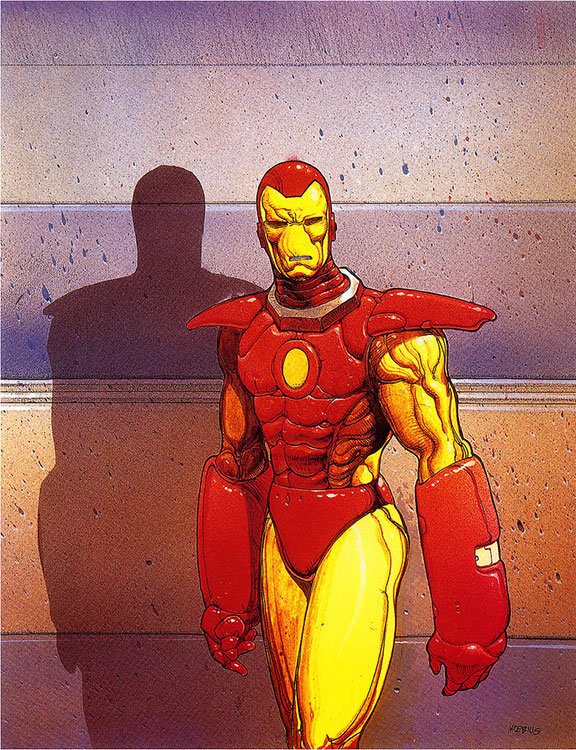 Iron Man by Moebius