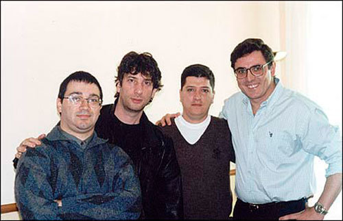 Sérgio Codespoti, Neil Gaiman, Marcelo Naranjo e Sidney Gusman