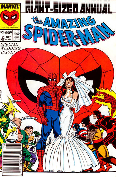 O casamento do Homem-Aranha