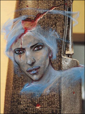 Enki Bilal no Museu do Louvre Enki Bilal no Museu do Louvre