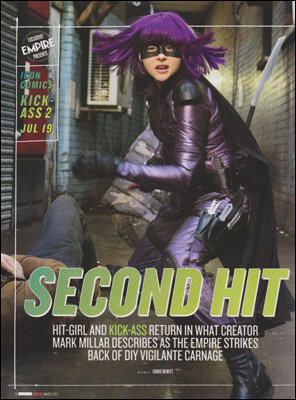 Kick-Ass 2 na revista Empire Kick-Ass 2 na revista Empire