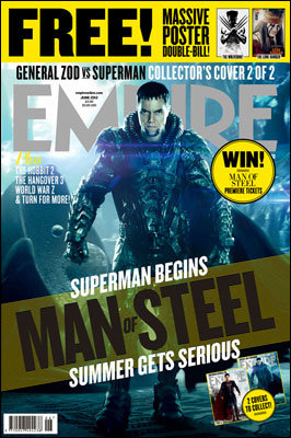 O Homem de Aço na revista Empire O Homem de Aço na revista Empire