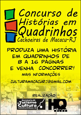 I Concurso de Histórias em Quadrinhos de Cachoeiras de Macacu I Concurso de Histórias em Quadrinhos de Cachoeiras de Macacu