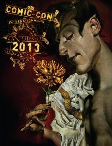 Capa de Dave McKean para a revista da San Diego Comic-Con