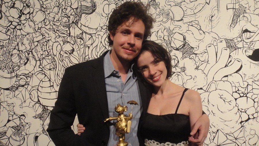 Vitor e Lu Cafaggi em foto de Paula Markiewicz