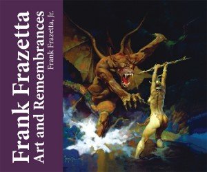 Capa da versão de luxo de Frank Frazetta - Art and Rememebrances