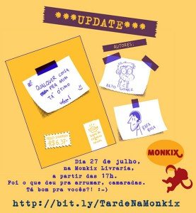 Lançamentos independentes na Monkix Livraria