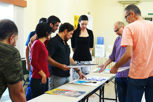 Seleção dos trabalhos do Salão Internacional de Humor de Piracicaba