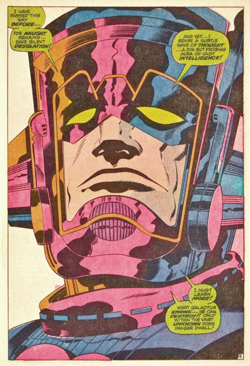 Galactus, no traço de Jack Kirby Galactus, no traço de Jack Kirby