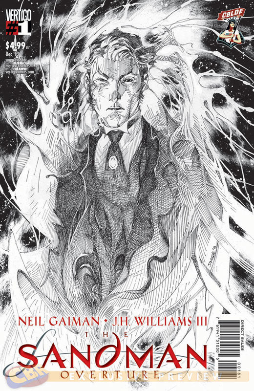 Sandman - Overture # 1, capa de Jim Lee Sandman - Overture # 1, capa de Jim Lee