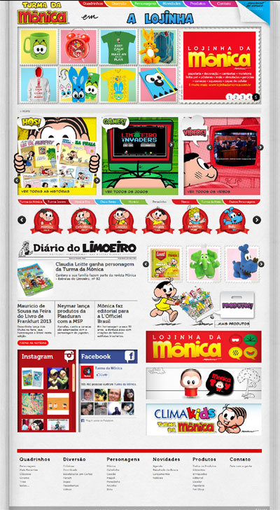 Site da Turma da Mônica Site da Turma da Mônica