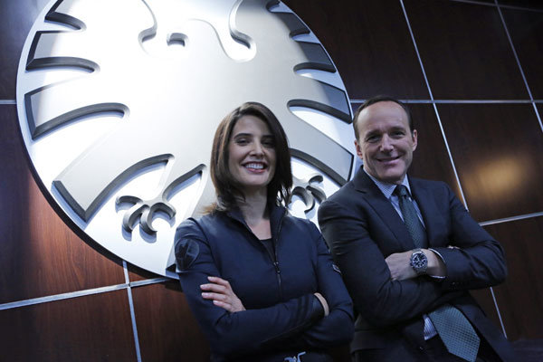 Cobie Smulders e Clark Gregg Cobie Smulders e Clark Gregg