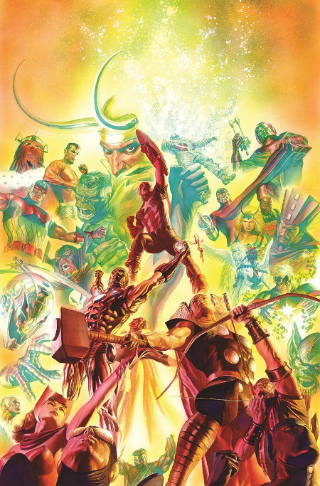 Avengers # 25, capa alternativa de Alex Ross