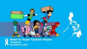 Uma das iniciativas para ajudar as vítimas do tufão Haiyan