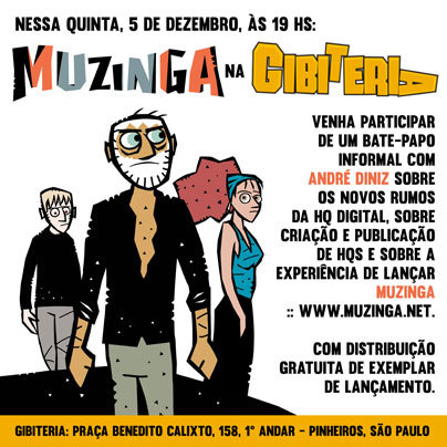 André Diniz na Gibiteria André Diniz na Gibiteria