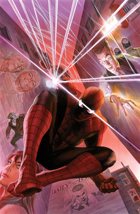 The Amazing Spider-Man # 1 - capa de Alex Ross