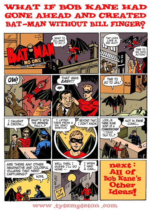 Batman sem a colaboraçõa de Bill Finger