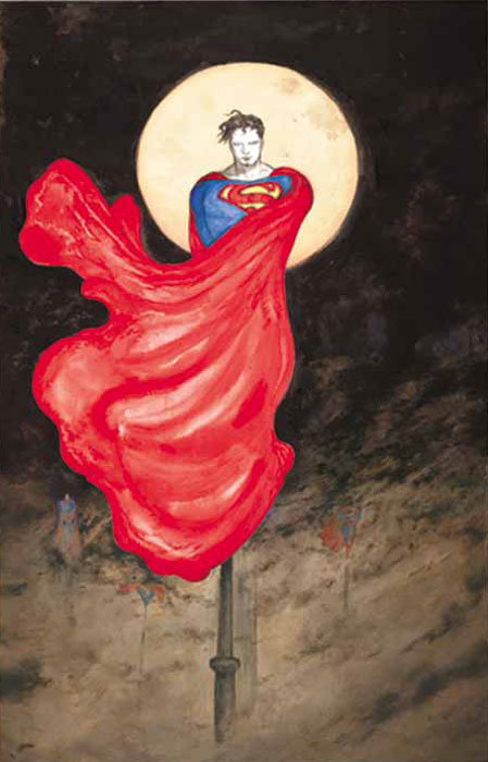 Superman, por Yoshitaka Amano