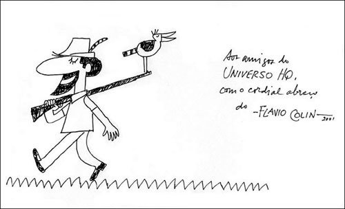 Desenho EXCLUSIVO de Flavio Colin para o Universo HQ