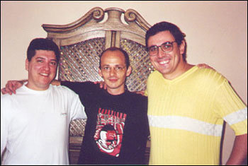 Da esquerda para a direita: Marcelo Naranjo, Lourenço Mutarelli e Sidney Gusman