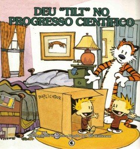 Calvin & Haroldo - Deu "Tilt" no Progresso Científico