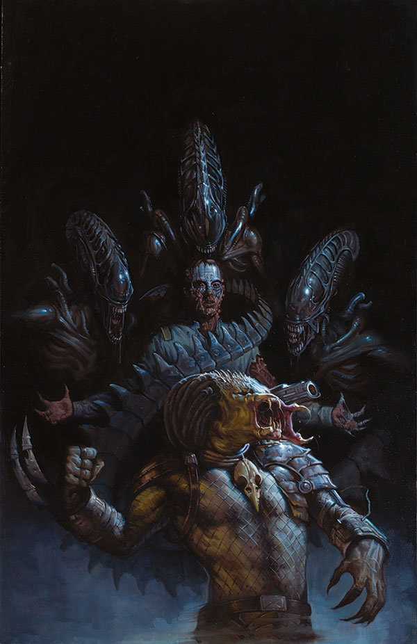 Aliens vs. Predator # 1, capa de E.M. Geist