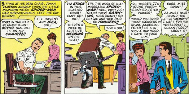 Primeira aparição de Betty Brant, em The Amazing Spider-Man # 4