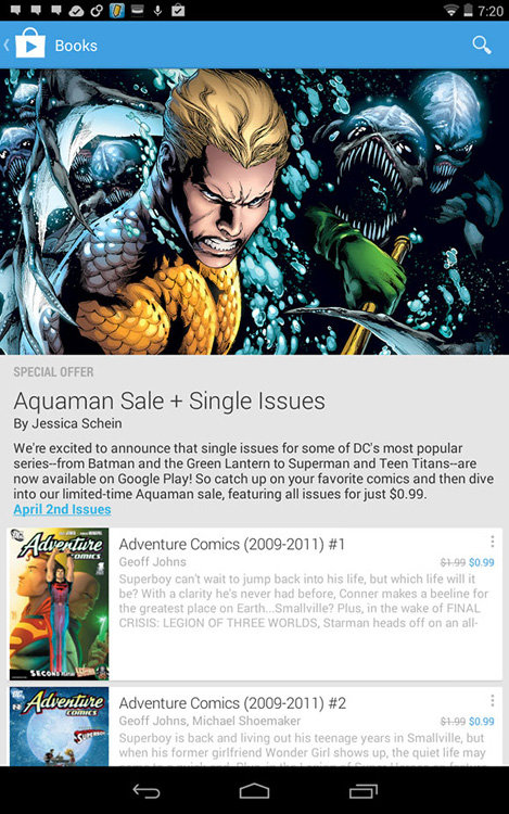 DC Comics no Google Play