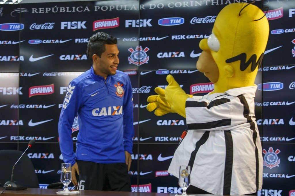 Homer no CT do Corinthians Homer no CT do Corinthians