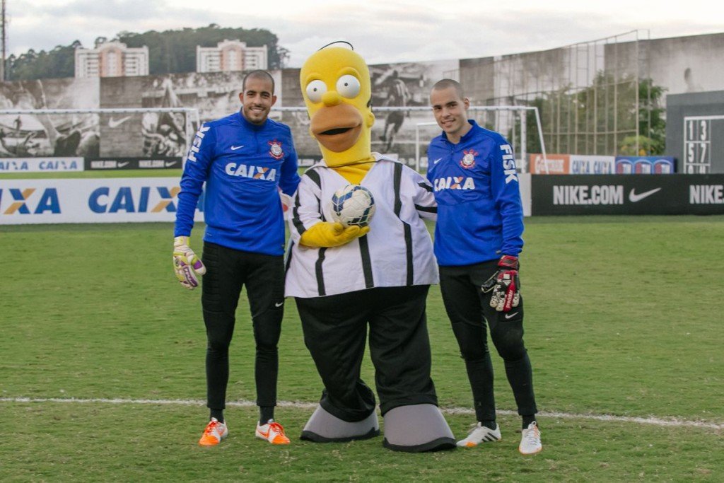 Homer no CT do Corinthians Homer no CT do Corinthians