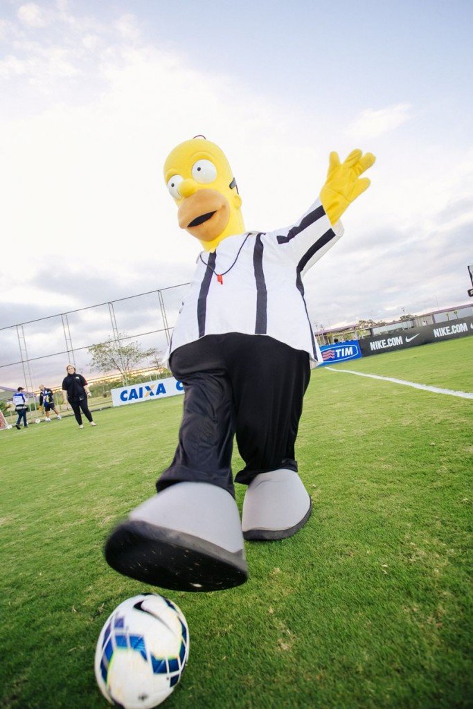 Homer no CT do Corinthians Homer no CT do Corinthians