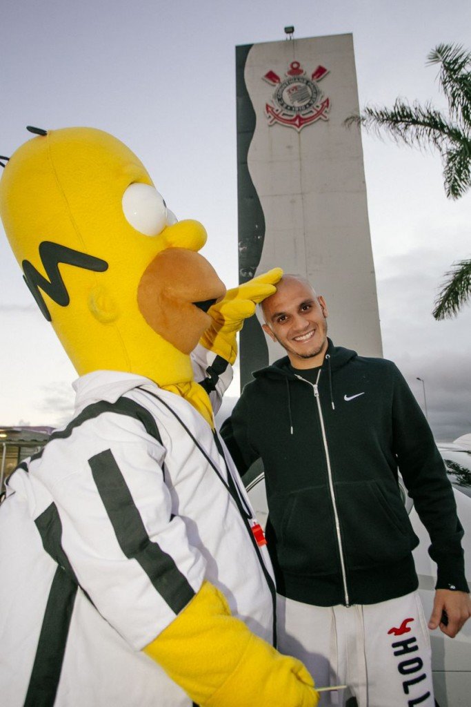 Homer no CT do Corinthians Homer no CT do Corinthians