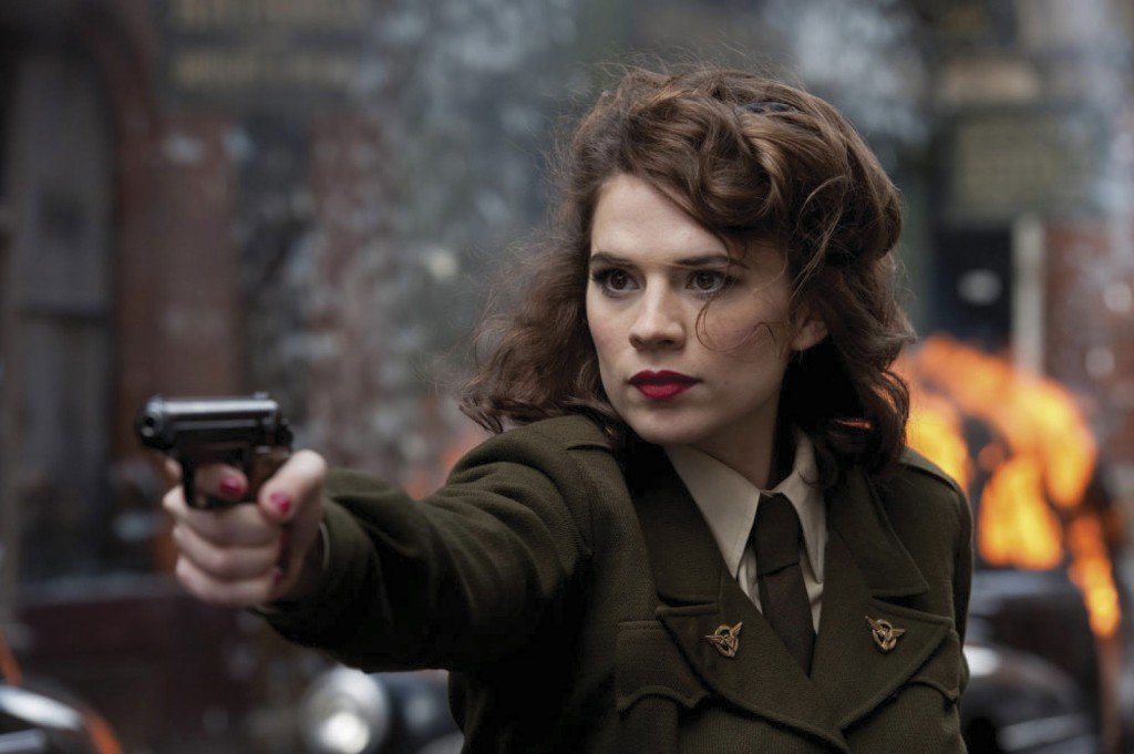 Hayley Atwell como a agente Peggy Carter, em Capitão América - O Primeiro Vingador Hayley Atwell como a agente Peggy Carter, em Capitão América - O Primeiro Vingador