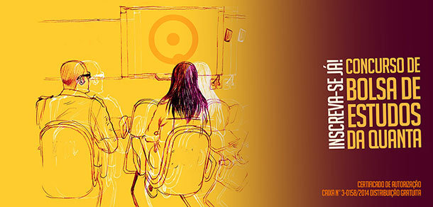 Concurso de bolsa de estudos da Quanta
