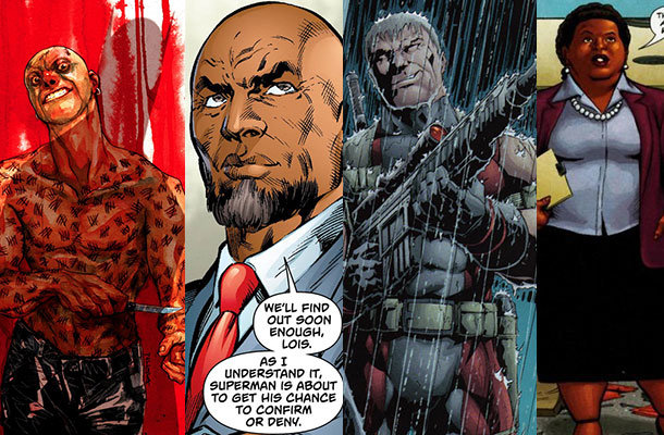 Victor Zsazs, Morgan Edge, David Cain e Amanda Waller Victor Zsazs, Morgan Edge, David Cain e Amanda Waller