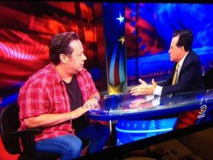 Joe Quesada no programa The Colbert Report