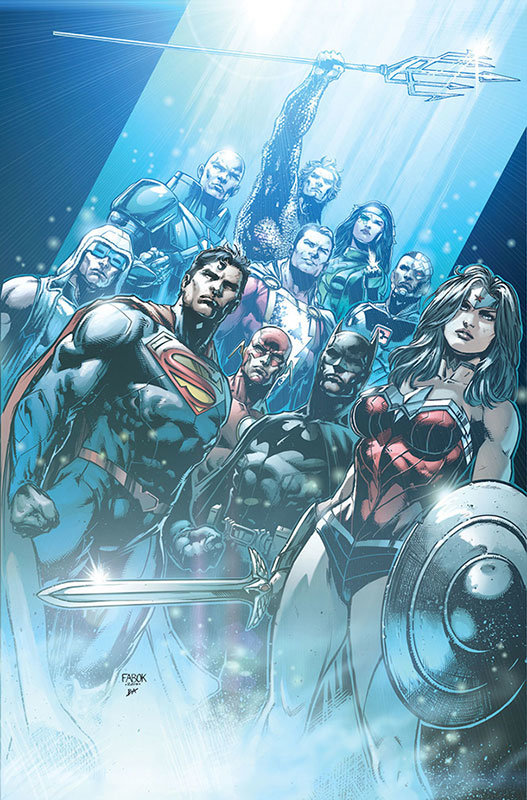 Justice League # 36, arte de Jason Fabok Justice League # 36, arte de Jason Fabok