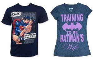 Camisetas licenciadas pela DC Comics