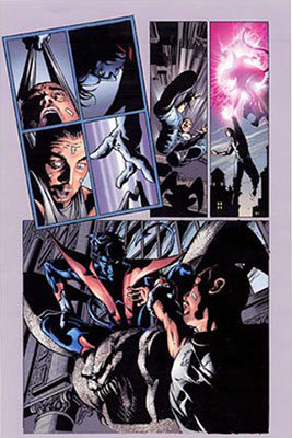 Arte do Noturno, por Mike Deodato Jr. para X-Men Unlimited