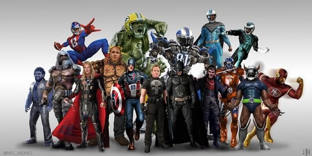 Super-Heróis da NFL Super-Heróis da NFL