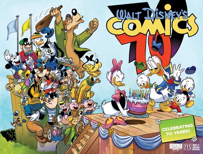 Walt Disney Comics Stories 70 years