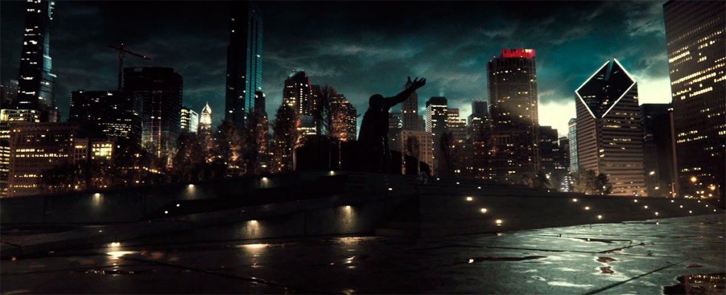 Praça com a estátua do Superman Praça com a estátua do Superman