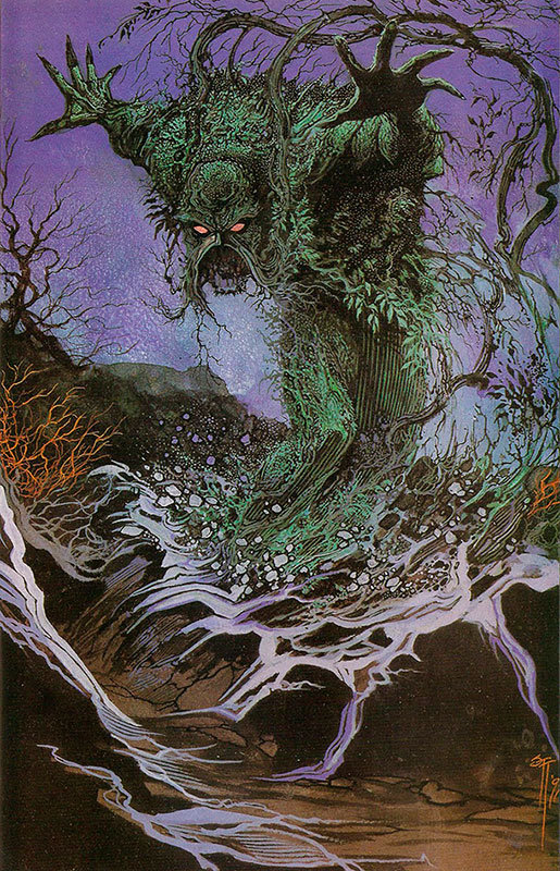 Monstro do Pântano, por John Totleben Monstro do Pântano, por John Totleben