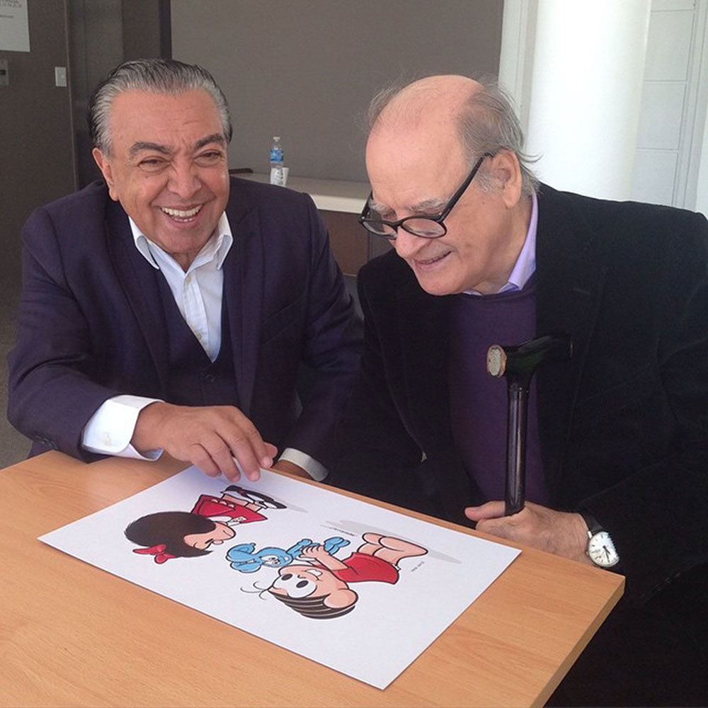 Mauricio de Sousa e Quino Mauricio de Sousa e Quino
