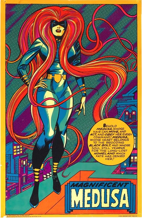 Black Light Poster da Medusa