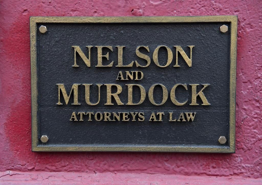 Placa da firma Nelson e Murdock