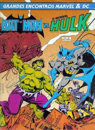 Coleção  Grandes Encontros Marvel e DC Bat Hulk