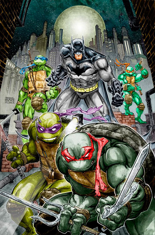 Batman / Teenage Mutant Ninja Turtles # 2 Batman / Teenage Mutant Ninja Turtles # 2