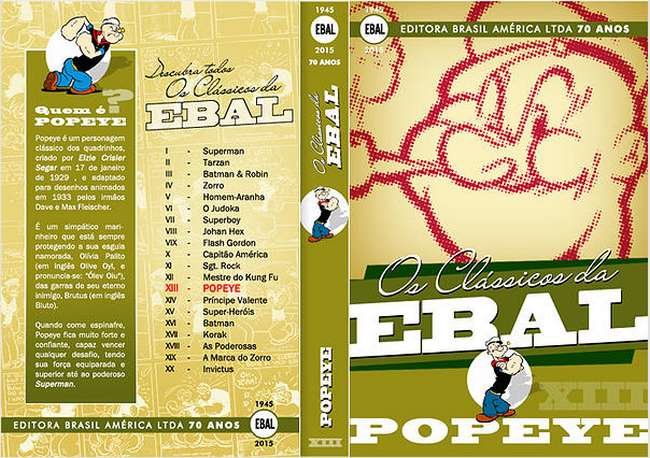 Os Clássicos da Ebal - Popeye Os Clássicos da Ebal - Popeye