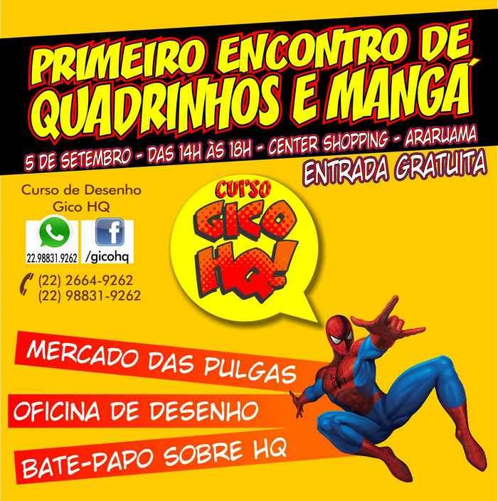 Primeiro Encontro de Quadrinhos e Mangá encontro_araruama
